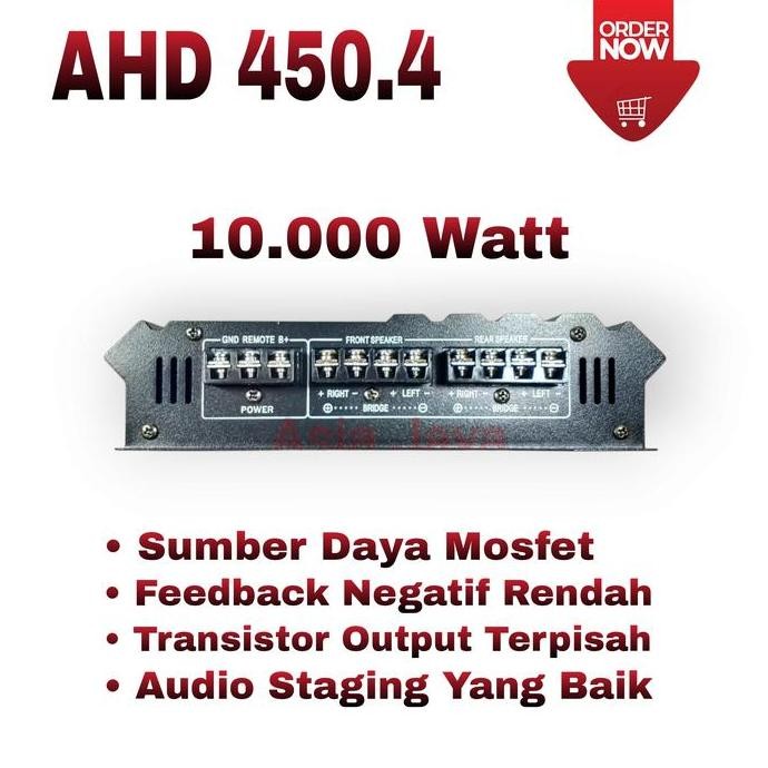 AHD AHD 450.4 10.W POWER AMPLIFIER MOBIL