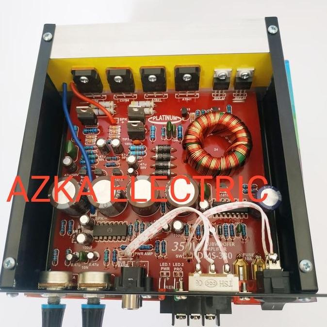 Kit Power Amplifier Subwoofer Monoblok Mobil DMS 330