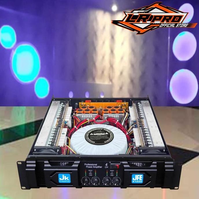 Power amplifier 4 chanel Jk coustic JFE 41200