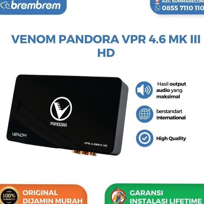 Prosessor VENOM Pandora VPR 4.6 - Garansi 1 Tahun - BremBrem