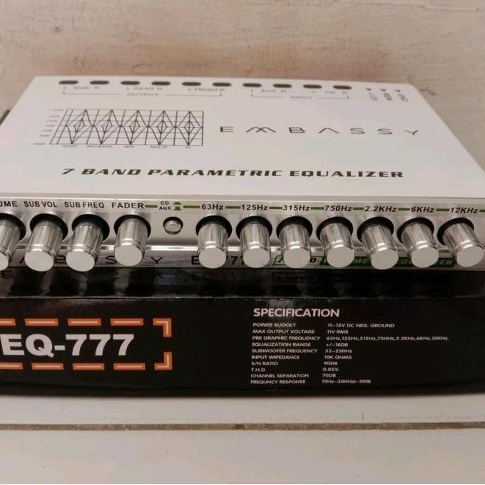 Parametrik Embassy EQ-777 - 7 Band Parametrik Embassy