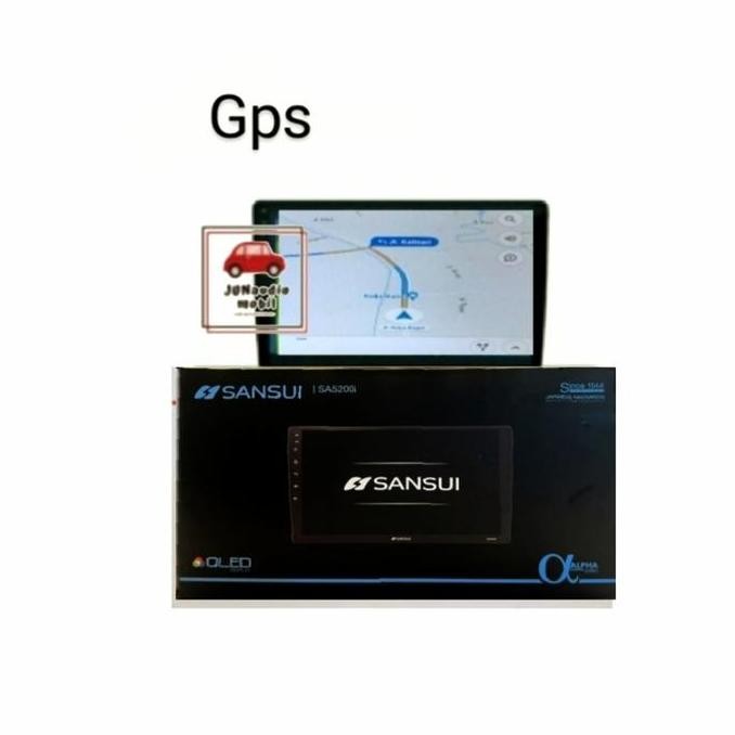 Head Unit Android Sansui 9 Inch OEM Mazda 2 2010 Up + Kamera