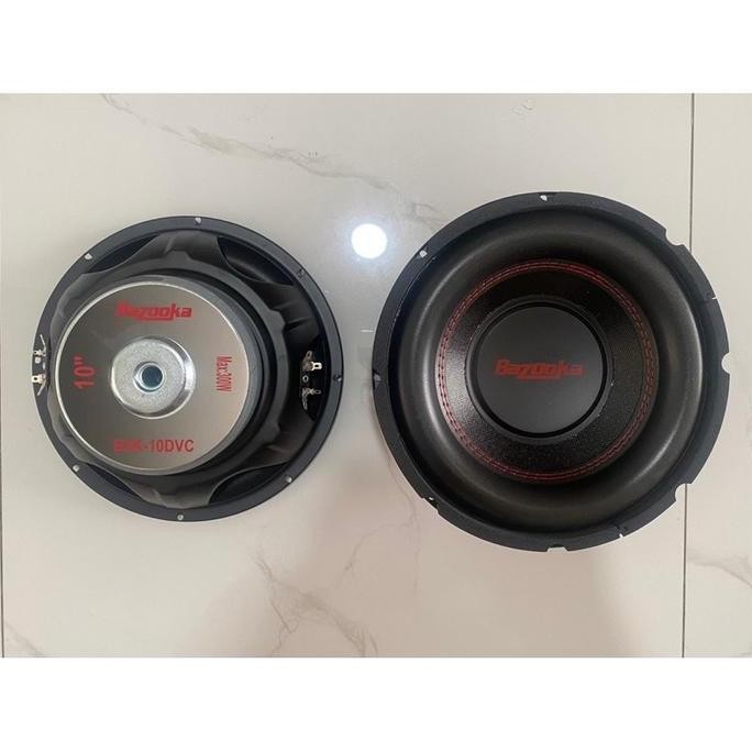 Basstube / Subwoofer Aktif 10 inch Bazooka Motif Kayu Port