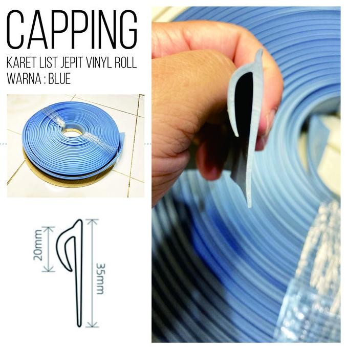CAPPING KARET VINYL ROLL/CAPPING LIST PENJEPIT VINYL ROLL ORIGINAL DAN TERPERCAYA