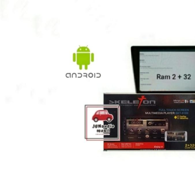 Head Unit Android Skeleton 9 Inch OEM New Rush Terios 2012 Up + Kamera