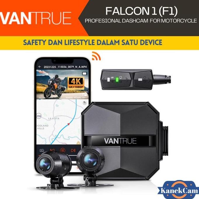 Dashcam Vantrue F1 Falcon1 4K Vantrue Falcon (F1) Motorcycles Accessories Camera Motor Dashcam Motor