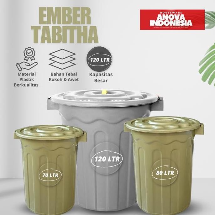 Bst Ready Ember 120 Liter . Tabitha Super Jumbo | Bahan Kokoh & Tebal . Super Besar Extra Large. Bes