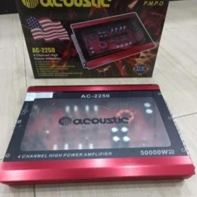 POWER MOBIL 4 CHANNEL ACOUSTIC AC-2250 MOSFET