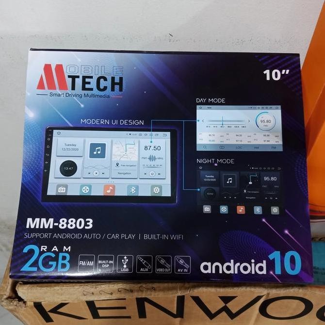 Head unit android mtech mm8803 - mtech android 10 inch - tv android