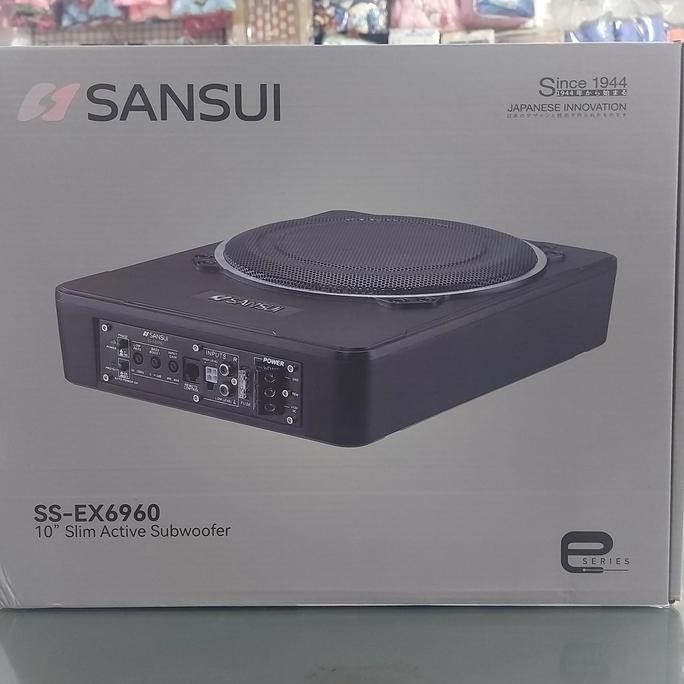 Subwoofer aktif kolong Sansui 10 inch / basstube aktif kolong Sansui