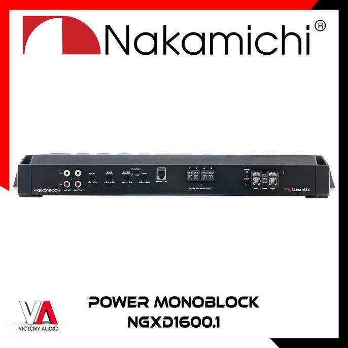 Power Amplifier Monoblock NAKAMICHI NGXD1600.1 Class D Bass/Sub Amp