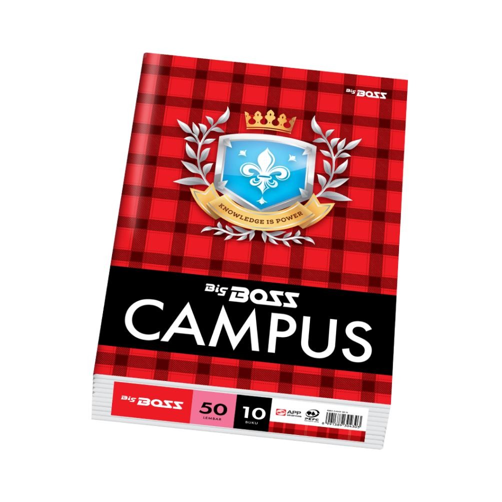 

BigBoss Campus Buku Tulis 50 Lembar - BBO EB 50 CAM