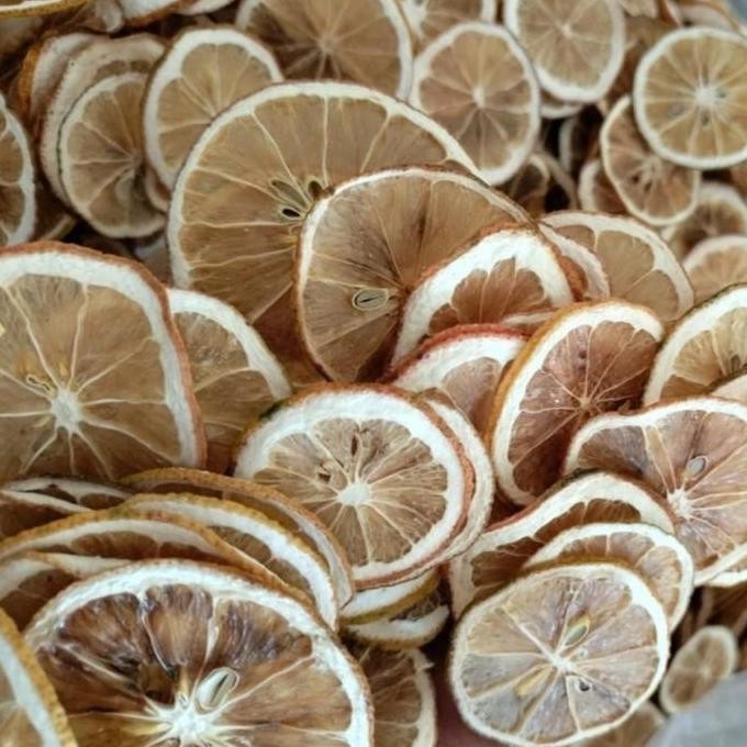

Jeruk Lemon Kering 250 gram - Dried Lemon Slice