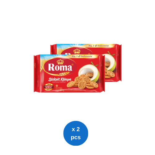 

Roma Biskuit Kelapa 300gr x 2 pcs