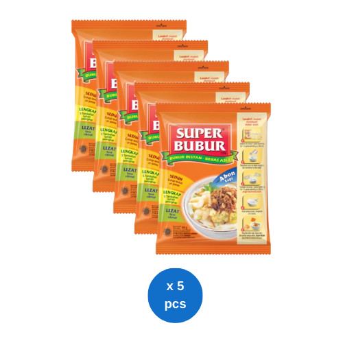 

Super Bubur Abon Sapi 49gr x 5 pcs