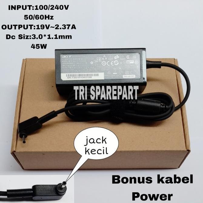 Adaptor Charger Casan Laptop Acer Aspire V 13 V13 V3-331 V3-371 V3-372