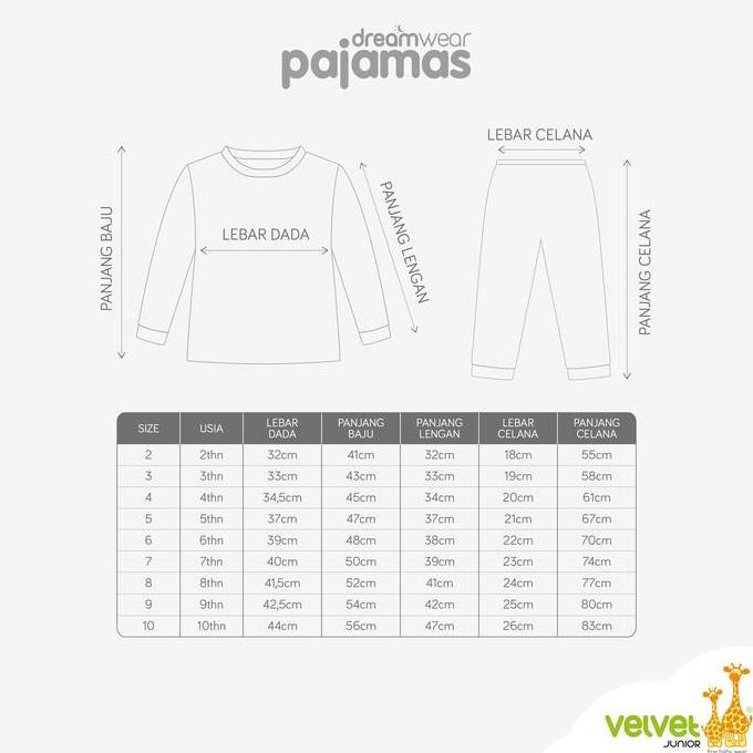 Velvet Junior Piyama Anak Laki-laki DreamWear Boys - 1 STEL - Bruum Bruum, Brave Wings, Skywalker