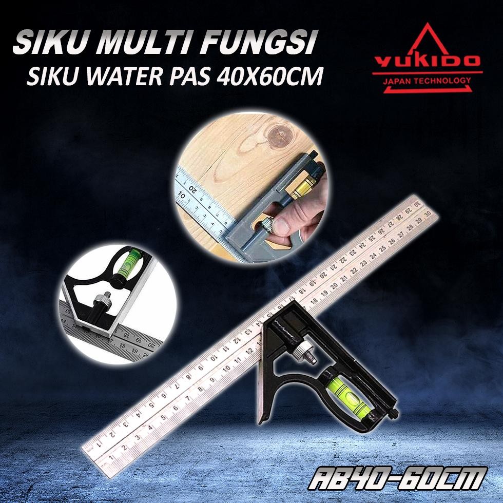 

GRAB NEW PROMO!!!! Mis Penggaris Siku Tukang Multifungsi Pasekon Mis Alat Ukur Waterpass Kombinasi Square Ruler Sudut Presisi Air Geser MURAH BGT
