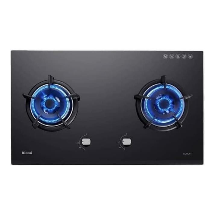 (Diskon) Kompor Tanam Rinnai Rb 72 G / Kompor Tanam Dua Tungku Rinnai Rb 72 G Bestseller