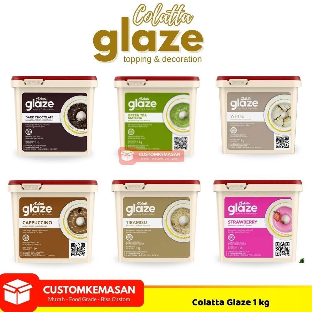 

Colatta Glaze Caramel Dulce / Selai Caramel Dulce 1kg / Colatta Dip Glaze / Selai Roti / Topping Selai Colatta Glaze