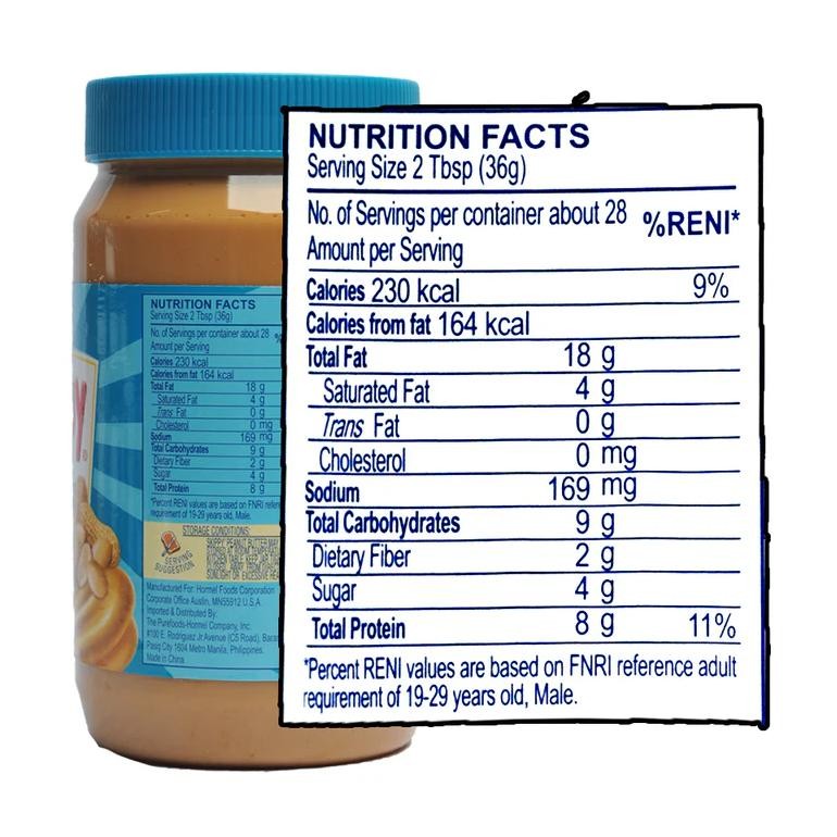 

Skippy Creamy Peanut Butter Selai Kacang 1kg