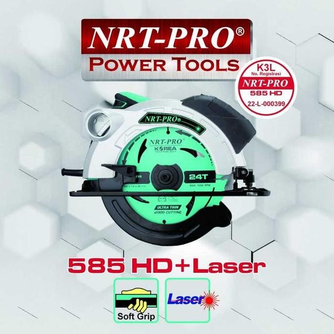 Mesin Circular Saw Nrt Pro Tipe 585Hd-Laser Nrt Pro Co