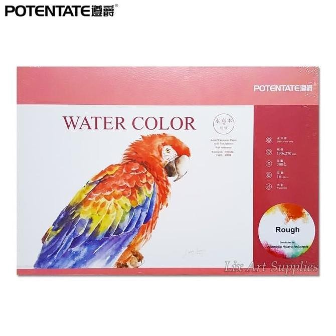 

Potentate Watercolor Pad - Rough Surface 300Gsm (19.5 X 27Cm)