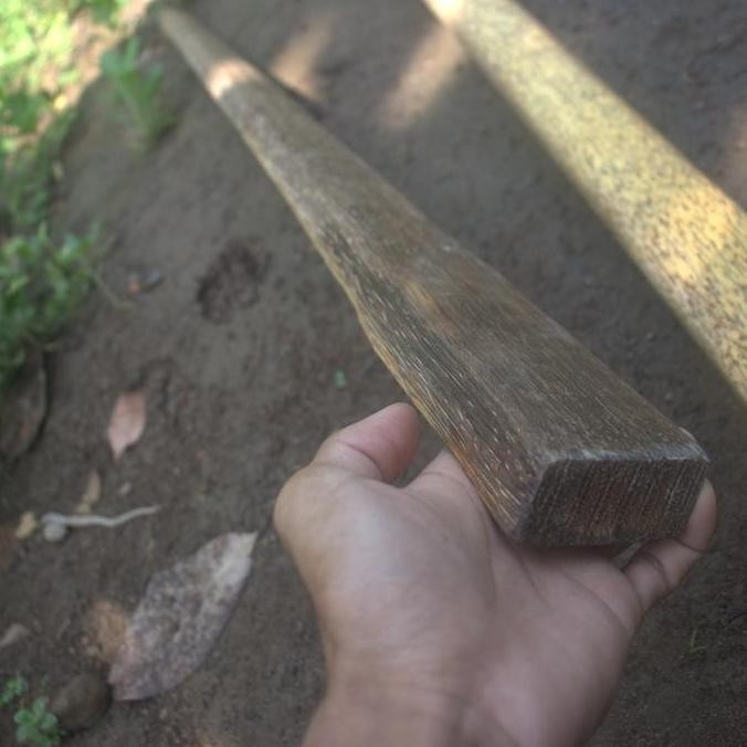 Gagang Kapak Perkul Pecok Ganco Blencong Kayu Aren Tua | Doran Lurus Co