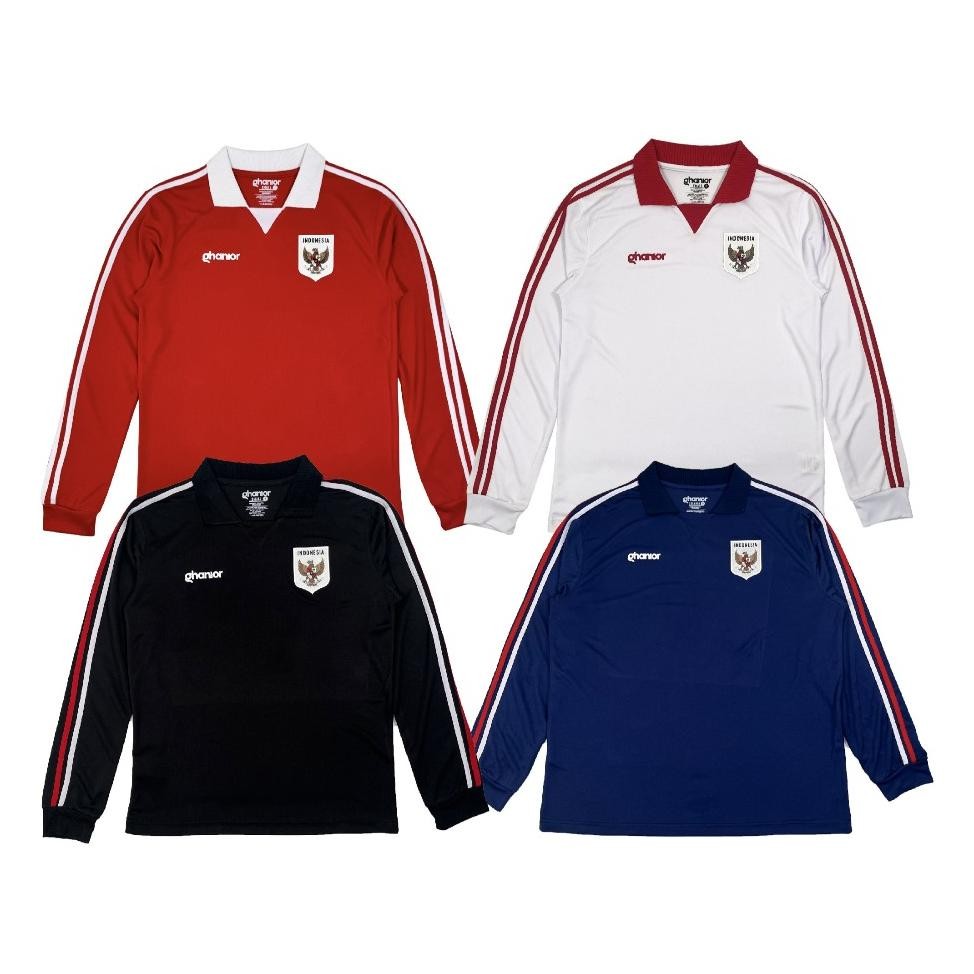 Vintage Ghanior Bsize Longsleeve Garuda Stripe Jersey Vintage Retro