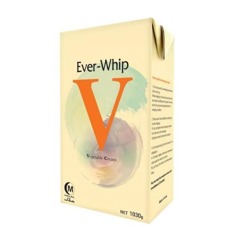 

ever whip everwhip whipping cream nabati V Vanilla Nabati Non Dairy / SUGAR FREE PLAIN 1030 terMurah