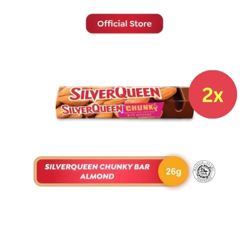 

Silverqueen Chunky Bar Almond 26 g x2