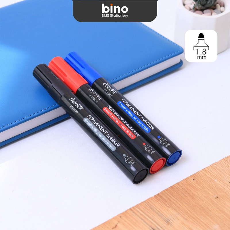 

[BMS Surabaya] Bantex Spidol Permanen / Permanent Marker Tip 1.8mm BG5002