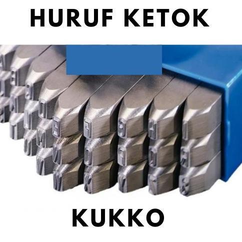 

Huruf Ketok 8Mm (Stamping Letter) Tipe Standard Brand Kukko Co