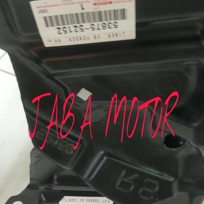 Plastik Spakbor Yaris-Liner Fender Depan Yaris 2012-2013 Original