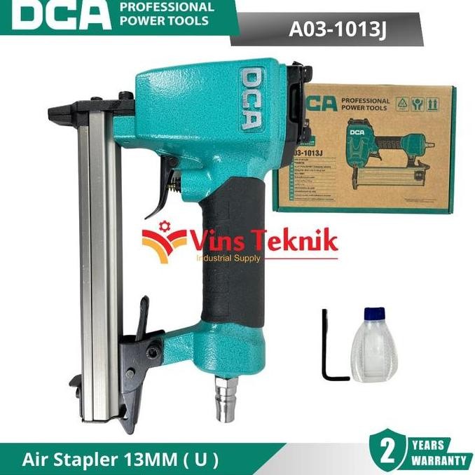 

Dca A03-1013J Mesin Paku Tembak Stapler Angin Air Brad Nailer A03-1013 ( Paku U ) Co