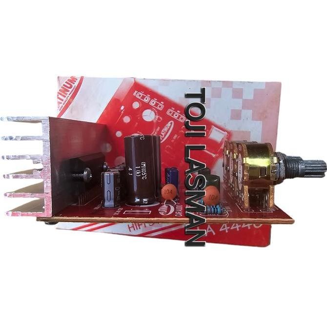 LA4440 12V CAR AKTIF AKTIV SPEAKER PCB KIT STEREO 12 V VOLT LA 4440