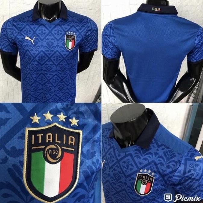 JERSEY BOLA TIMNAS ITALIA HOME 2021 GRADE ORII