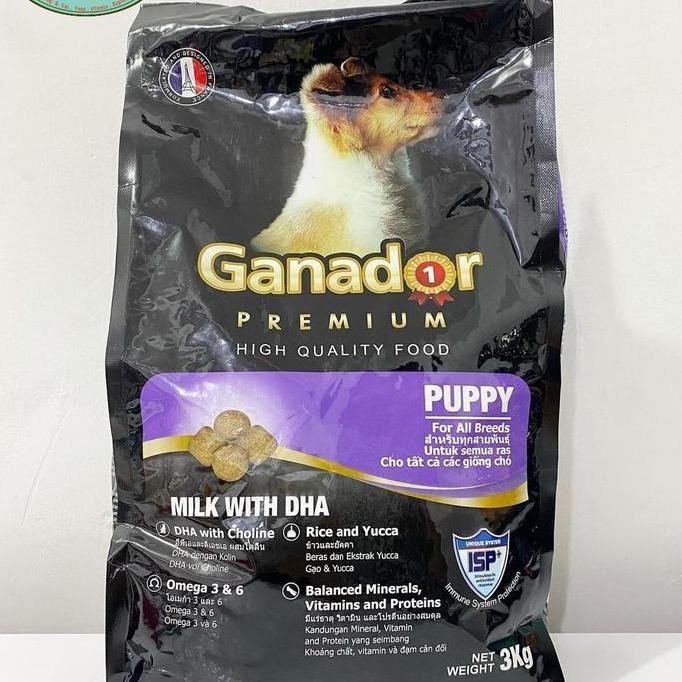 Terlaris Ganador Premium Puppy Dengan Susu Dan Dha 3Kg