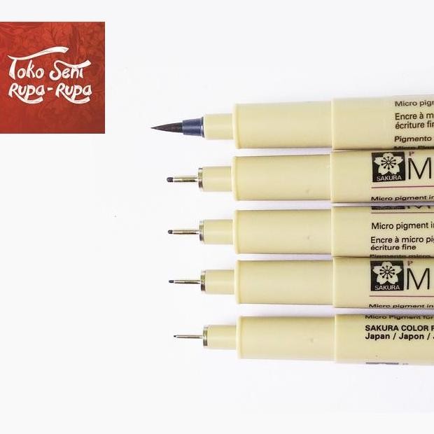 

Pulpen Micron Set Isi 5Pcs - Pulpen Gambar -Pulpen Komik-Gambar-Manga