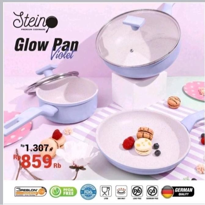 Termurah Glowpan Set Stein Cookware  /Panci Set Stein