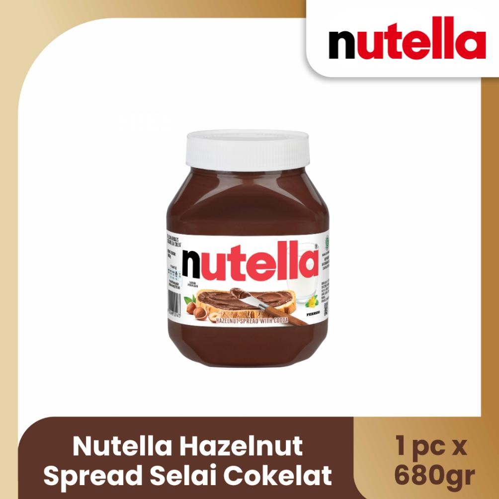 

Nutella Hazelnut Spread Selai Cokelat 680gr