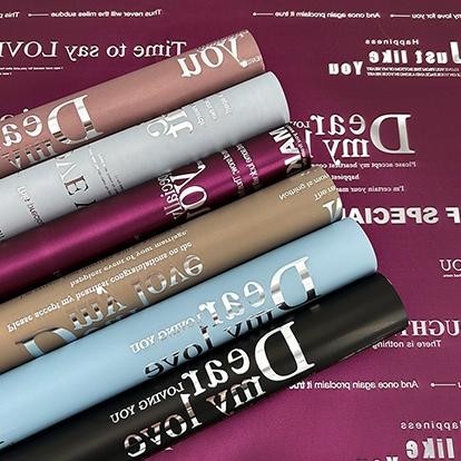 

20 Lembar Flower Wrapping R Love Kertas Buket Bunga Kb6