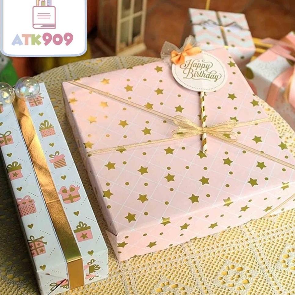 

Atk909 10 Pcs Kertas Kado Kertas Kado Isi 10 Campur Kertas Kado