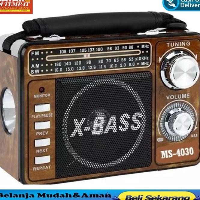 Radio Bluetooth Portable Mitsuyama Xbass Ms 4020 Bt Classic New