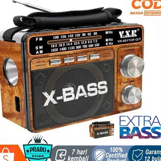 Radio Bluetooth Portable Mitsuyama Xbass Ms 4020 Bt Classic Terlaris