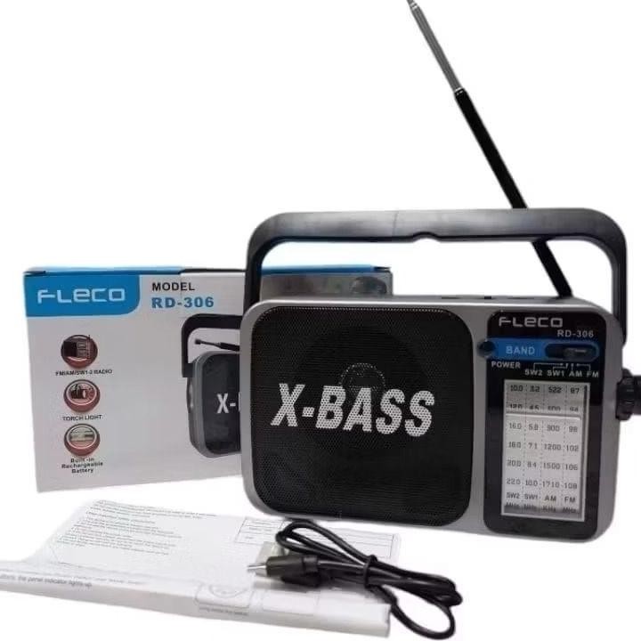 Radio Portable Speaker Rd306 Xbass Fmamsw