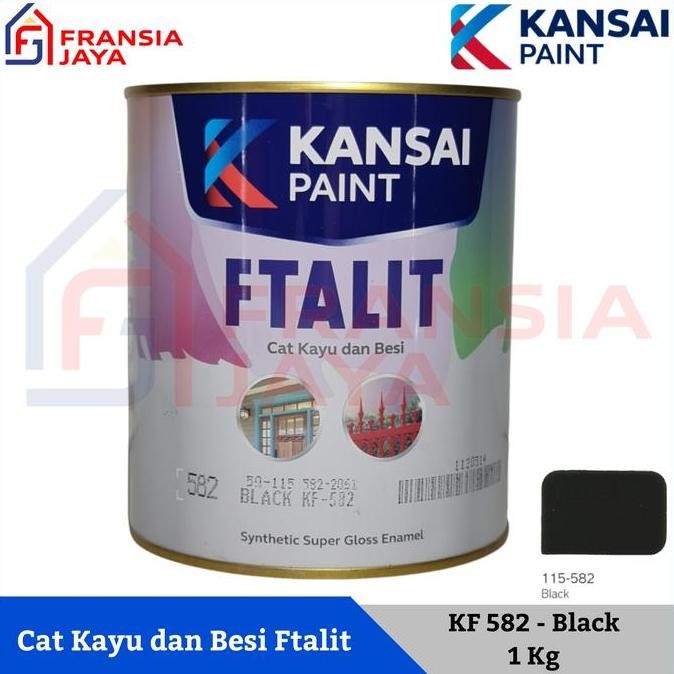 

Kansai Ftalit 1 Kg Kf 582 Hitam Black Cat Minyak Besi Dan Kayu
