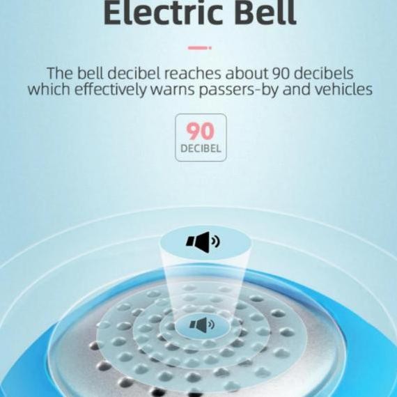 Rockbros Bell Sepeda Anak Bel Sepeda Elektrik 3 Mode Ringtone