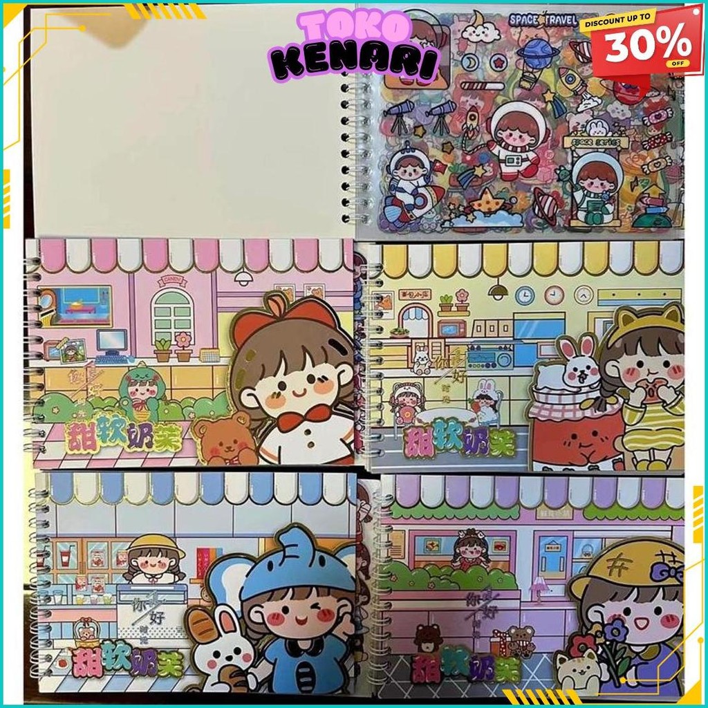 

Stiker Momo Book Ring Isi 16 Lembar Lucu Viral Tempel Siap Kirim