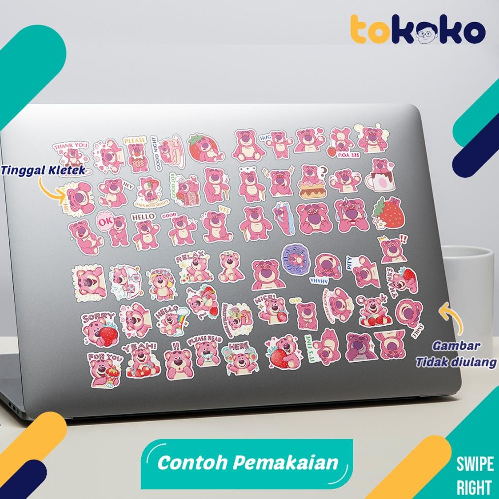 

NOG Stiker Cutting Lotso Pink Toy Story Kartun Film Paper Vinyl Dekorasi Laptop Koper Tumbler Kulkas Viral Kekinian Terbaru 2025 RU-60